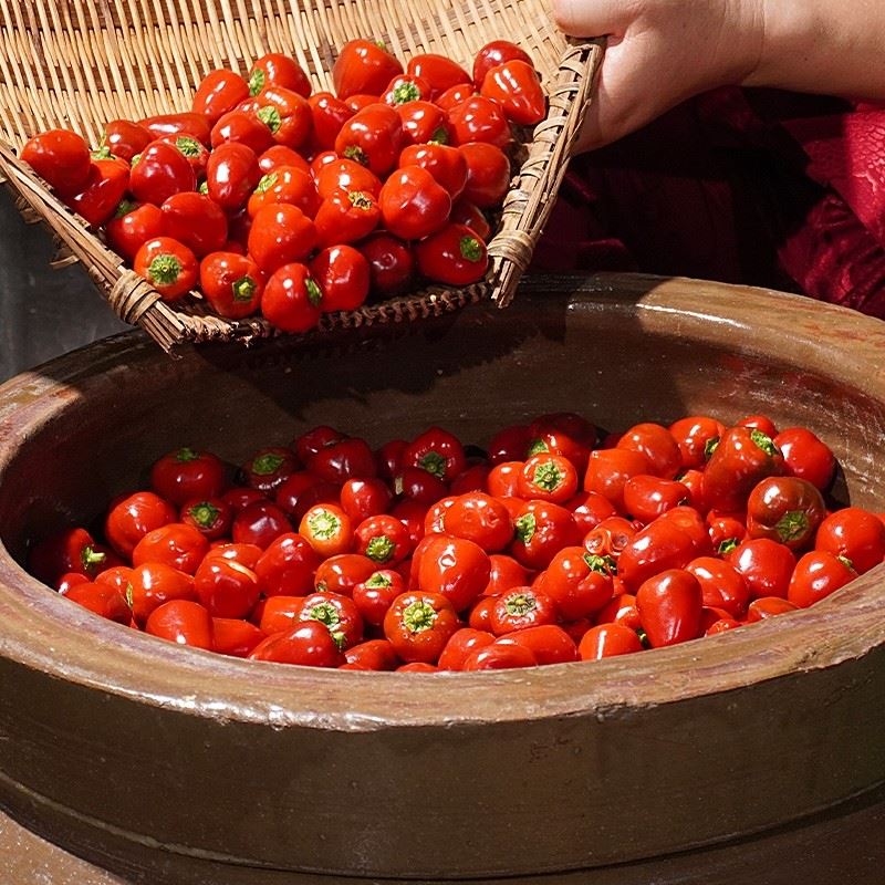 Pickled Red Bell Peppers
